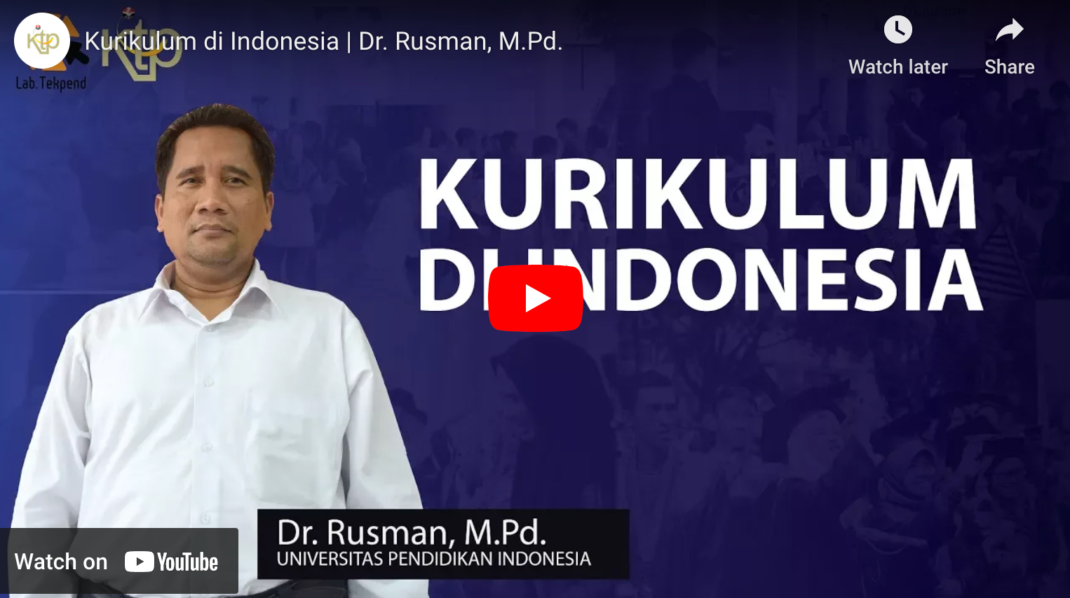Kurikulum di Indonesia